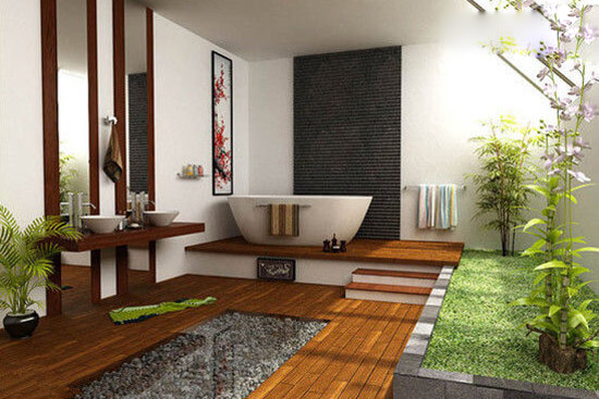 天然去雕饰 自然风卫浴带你感受天人合一